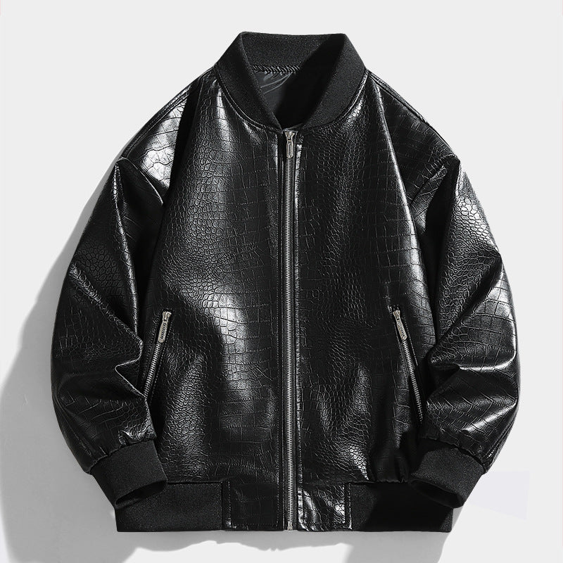 Gangster Trendy Leather Jacket