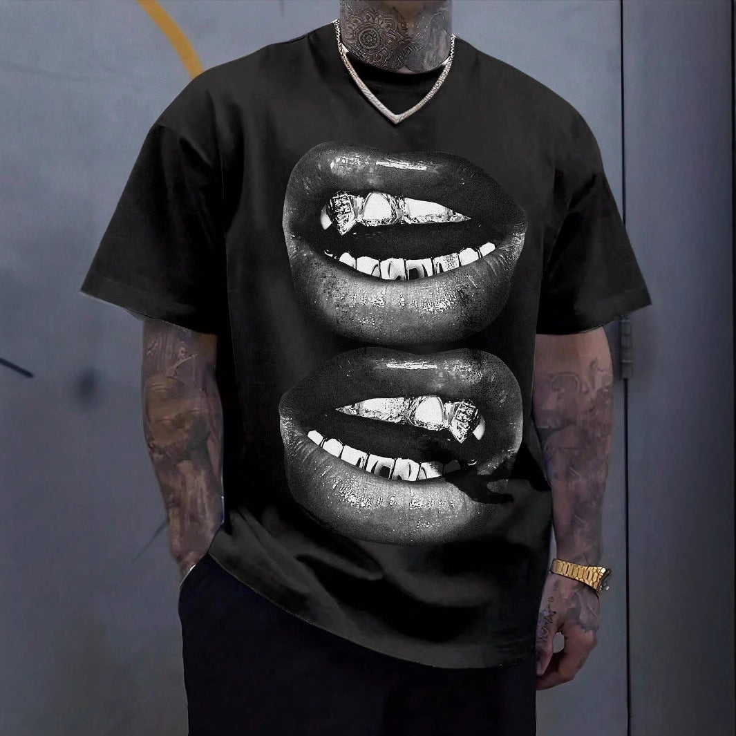 Shirt Sleeve Loose Hip-Hop Streetwear