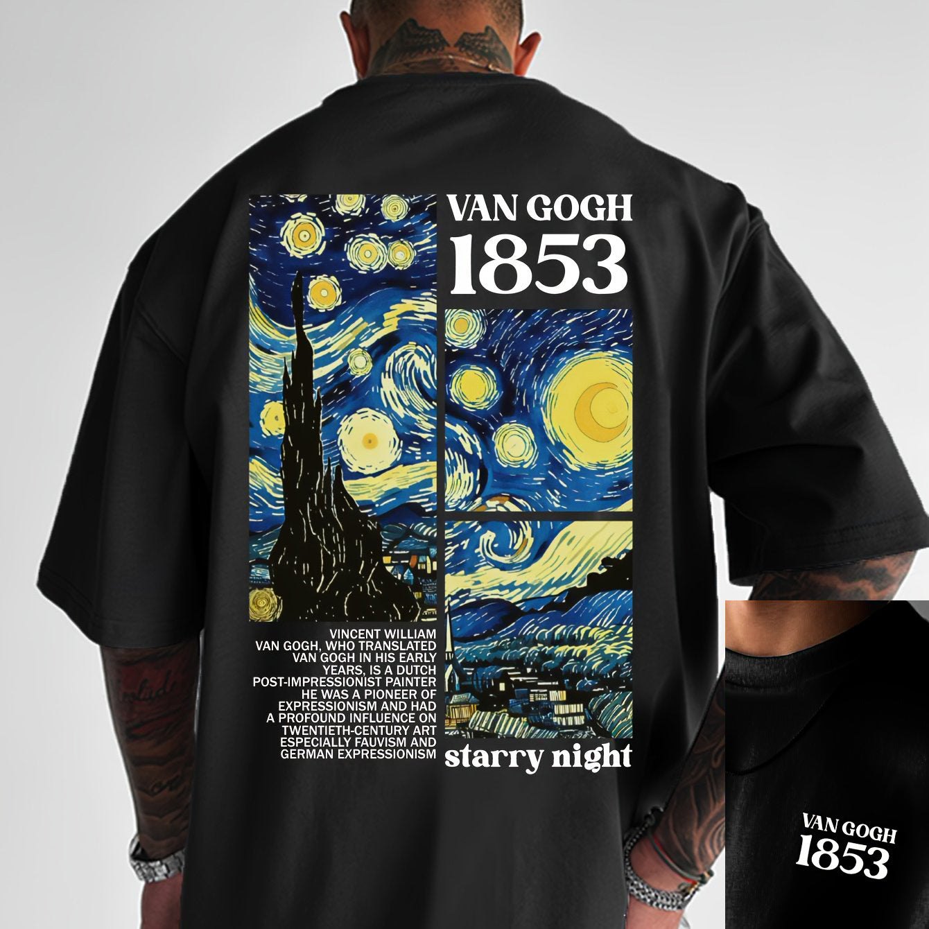 Van Gogh print T-shirt - Buy 1 get 1 free