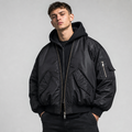 Hooded Flight Jacket Padded Coat