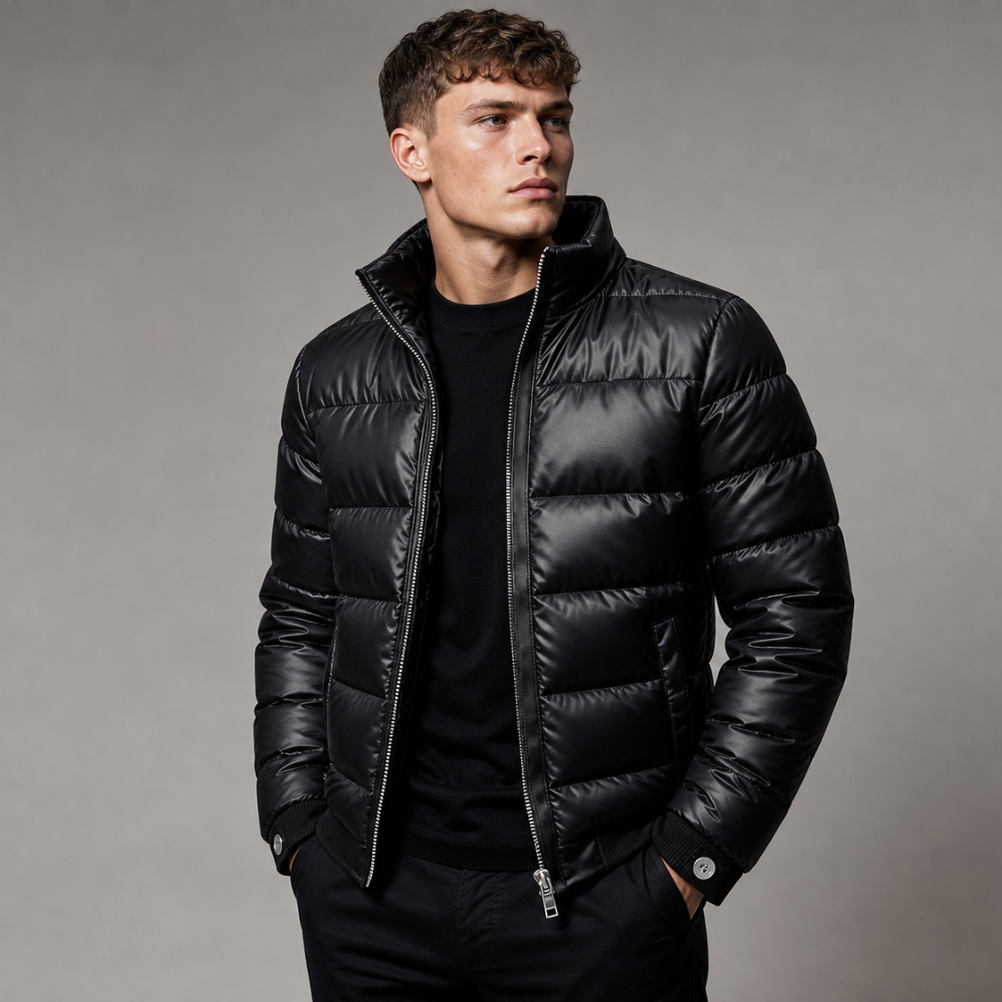 Padded Black Jacket